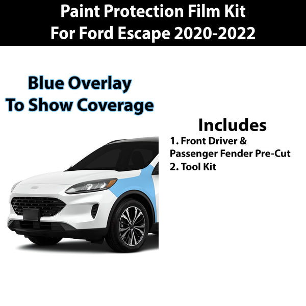 Fits Ford Escape 2020-2022 Precut Premium Paint Protection Film Clear Bra PPF Decal Film Kit