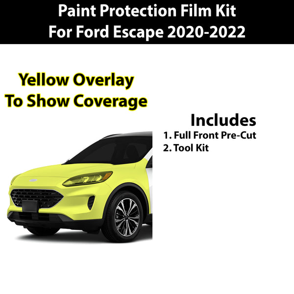 Fits Ford Escape 2020-2022 Precut Premium Paint Protection Film Clear Bra PPF Decal Film Kit