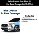 Fits Ford Escape 2023+ Precut Premium Paint Protection Film Clear Bra PPF Decal Film Kit Cover