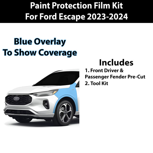 Fits Ford Escape 2023+ Precut Premium Paint Protection Film Clear Bra PPF Decal Film Kit Cover