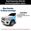 Fits Ford Expedition 2022+ Precut Premium Paint Protection Film Clear Bra PPF Decal Film Kit Cover