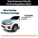 Fits Ford Expedition 2022+ Precut Premium Paint Protection Film Clear Bra PPF Decal Film Kit Cover