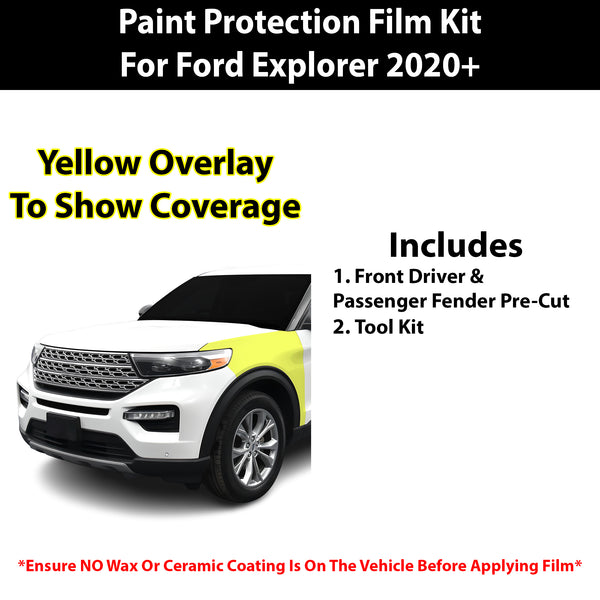 Fits Ford Explorer 2020+ Precut Premium Paint Protection Film Clear Bra PPF Decal Film Kit Cover