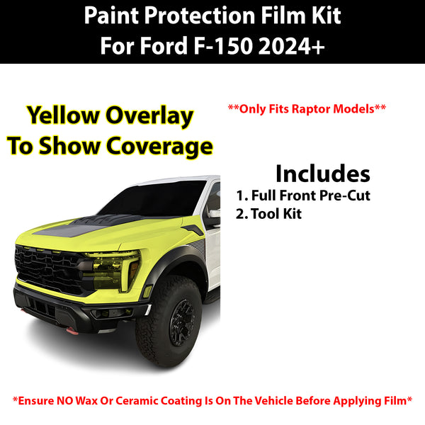 Fits Ford F150 2024+ Precut Premium Paint Protection Film Clear Bra PPF Decal Film Kit Cover