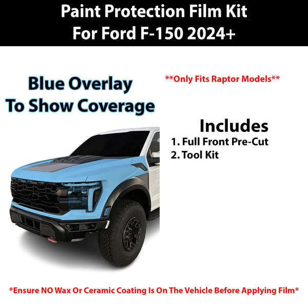 Fits Ford F150 2024+ Precut Premium Paint Protection Film Clear Bra PPF Decal Film Kit Cover