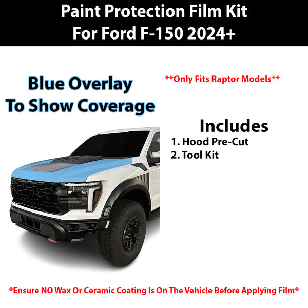 Fits Ford F150 2024+ Precut Premium Paint Protection Film Clear Bra PPF Decal Film Kit Cover