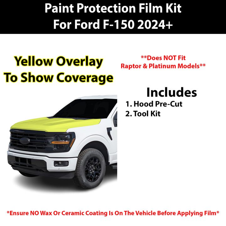 Fits Ford F150 2024+ Precut Premium Paint Protection Film Clear Bra PPF Decal Film Kit Cover - Bogar Tech Designs