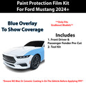 Fits Ford Mustang EcoBoost 2024+ Precut Premium Paint Protection Film Clear Bra PPF Decal Film Kit