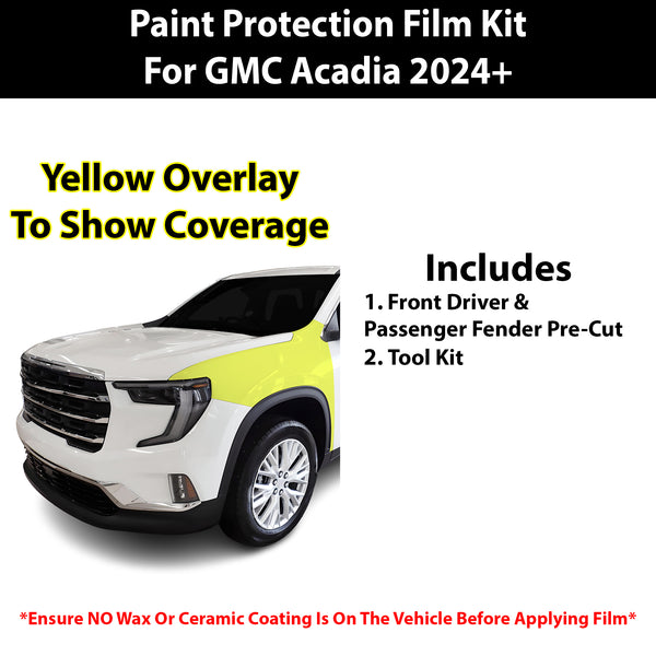 Fits GMC Acadia (Denali) 2024+ Precut Premium Paint Protection Film Clear Bra PPF Decal Film Kit