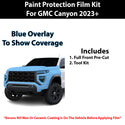 Fits GMC Canyon 2023+ Precut Premium Paint Protection Film Clear Bra PPF Decal Film Kit Cover