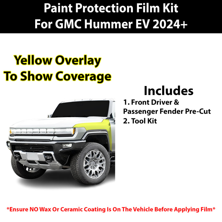 Fits GMC Hummer 2024+ Precut Premium Paint Protection Film Clear Bra PPF Decal Film Kit Cover - Bogar Tech Designs