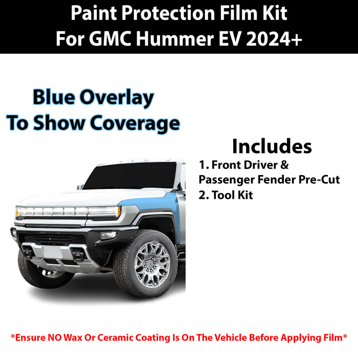 Fits GMC Hummer 2024+ Precut Premium Paint Protection Film Clear Bra PPF Decal Film Kit Cover - Bogar Tech Designs