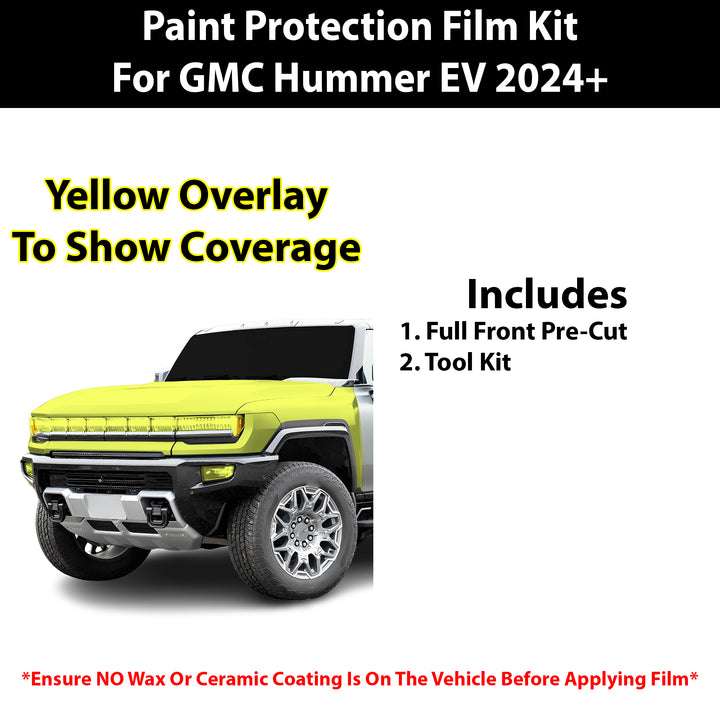 Fits GMC Hummer 2024+ Precut Premium Paint Protection Film Clear Bra PPF Decal Film Kit Cover - Bogar Tech Designs