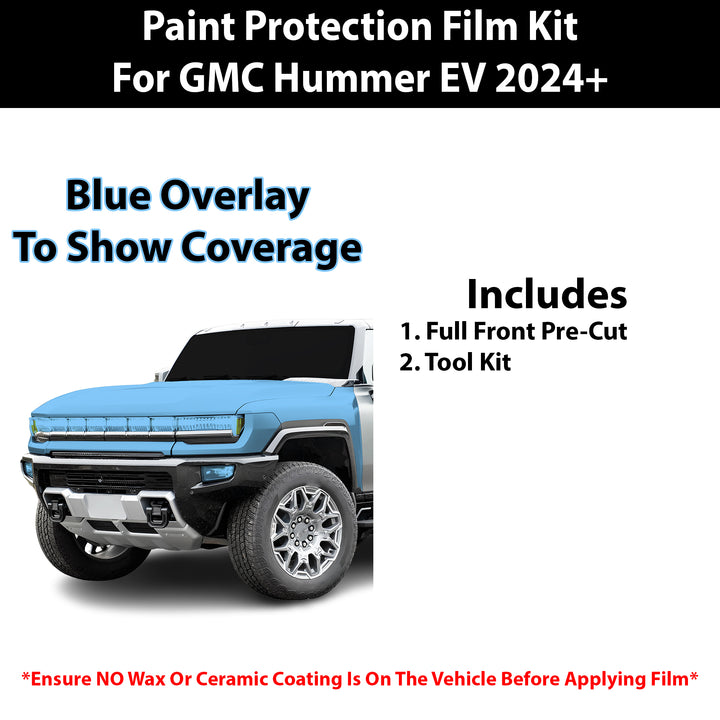 Fits GMC Hummer 2024+ Precut Premium Paint Protection Film Clear Bra PPF Decal Film Kit Cover - Bogar Tech Designs