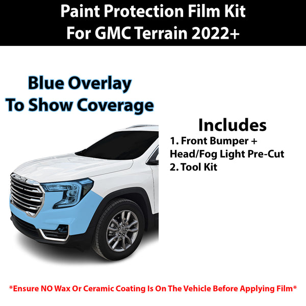 Fits GMC Terrain 2022+ Precut Premium Paint Protection Film Clear Bra PPF Decal Film Kit Cover