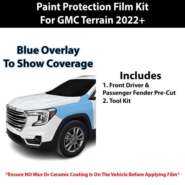 Fits GMC Terrain 2022+ Precut Premium Paint Protection Film Clear Bra PPF Decal Film Kit Cover