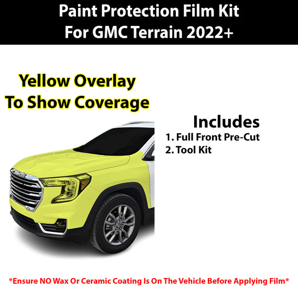 Fits GMC Terrain 2022+ Precut Premium Paint Protection Film Clear Bra PPF Decal Film Kit Cover