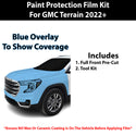 Fits GMC Terrain 2022+ Precut Premium Paint Protection Film Clear Bra PPF Decal Film Kit Cover