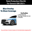 Fits Genesis G80 2021+ Precut Premium Paint Protection Film Clear Bra PPF Decal Film Kit Cover