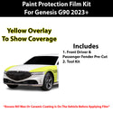 Fits Genesis G90 2023+ Precut Premium Paint Protection Film Clear Bra PPF Decal Film Kit Cover