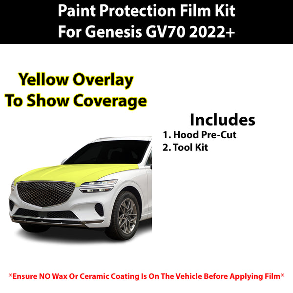 Fits Genesis GV70 2022+ Standard/Select/Advance Precut Premium Paint Protection Film Clear Bra PPF Decal Film Kit Cover