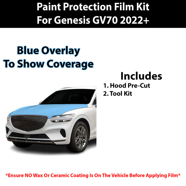 Fits Genesis GV70 2022+ Sport Prestige Precut Premium Paint Protection Film Clear Bra PPF Decal Film Kit Cover