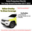 Fits Jeep Grand Cherokee (Laredo) 2017-2022 Precut Premium Paint Protection Film Clear Bra PPF Decal Film Kit Cover