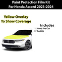 Precut Premium Paint Protection Film Clear Bra PPF Decal Film Kit Cover Fits Honda Accord 2023-2024