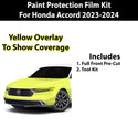 Precut Premium Paint Protection Film Clear Bra PPF Decal Film Kit Cover Fits Honda Accord 2023-2024