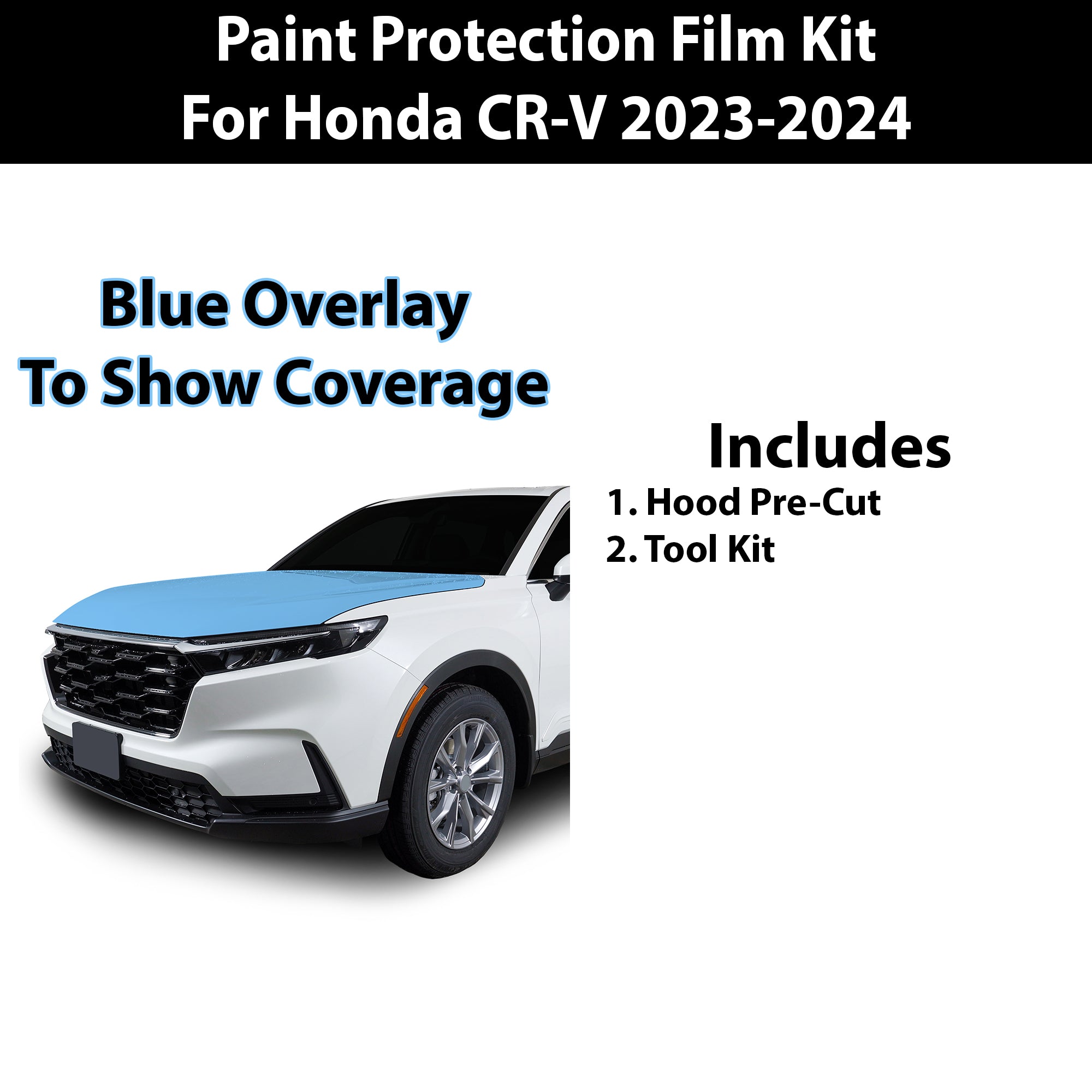 Fits Honda CR - V 2023+ Precut Premium Paint Protection Film Clear Bra PPF Decal Film Kit Cover - Bogar Tech Designs
