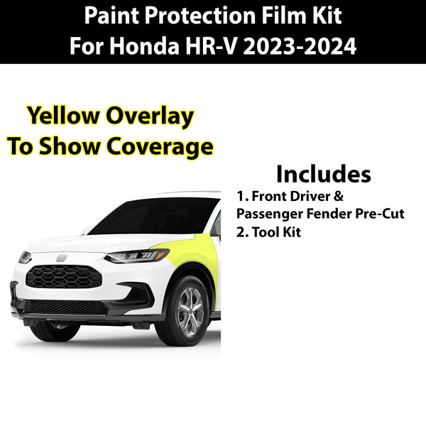 Fits Honda HR-V 2023+ Precut Premium Paint Protection Film Clear Bra PPF Decal Film Kit Coverage