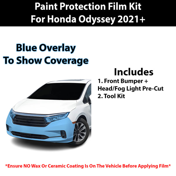 Fits Honda Odyssey 2021+ Precut Premium Paint Protection Film Clear Bra PPF Decal Film Kit Cover