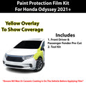 Fits Honda Odyssey 2021+ Precut Premium Paint Protection Film Clear Bra PPF Decal Film Kit Cover