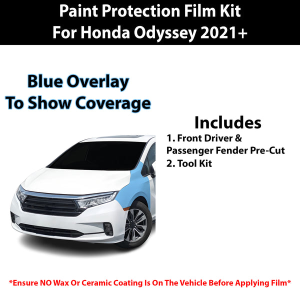 Fits Honda Odyssey 2021+ Precut Premium Paint Protection Film Clear Bra PPF Decal Film Kit Cover