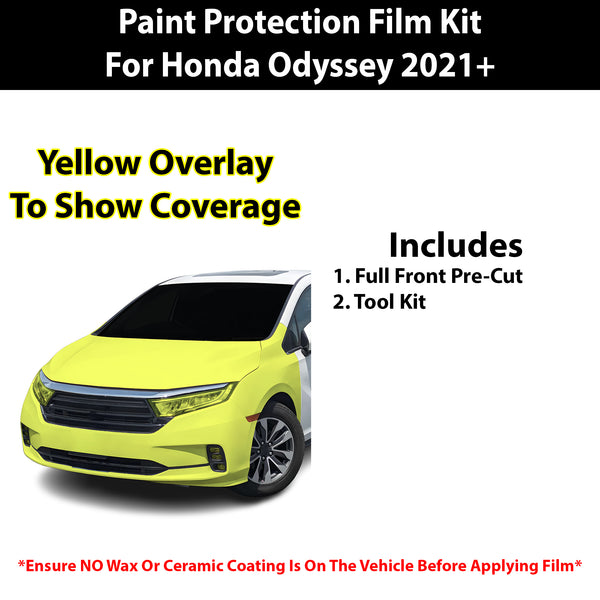 Fits Honda Odyssey 2021+ Precut Premium Paint Protection Film Clear Bra PPF Decal Film Kit Cover