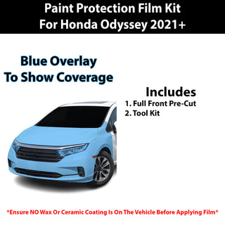 Fits Honda Odyssey 2021-2024 Precut Premium Paint Protection Film Clear Bra PPF Decal Film Kit Cover