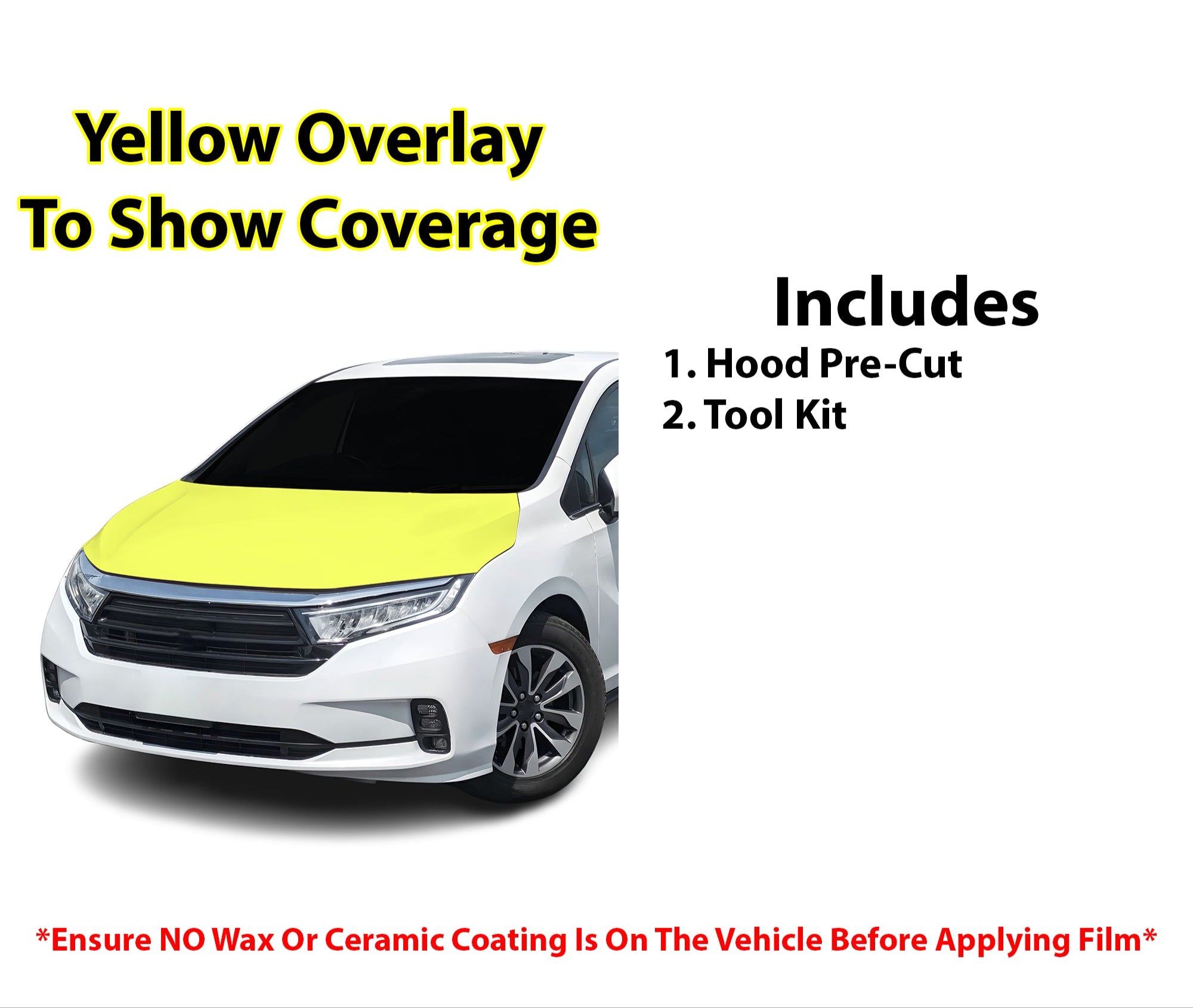 Fits Honda Odyssey 2021 - 2024 Precut Premium Paint Protection Film Clear Bra PPF Decal Film Kit Cover - Bogar Tech Designs