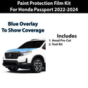 Fits Honda Passport 2022+ Precut Premium Paint Protection Film Clear Bra PPF Decal Film Kit Coverage