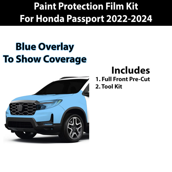 Fits Honda Passport 2022+ Precut Premium Paint Protection Film Clear Bra PPF Decal Film Kit Coverage