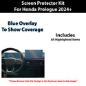 For Honda Prologue 2024+ Scratch Resistant Shatter Proof Infotainment Clear Screen Protection Film