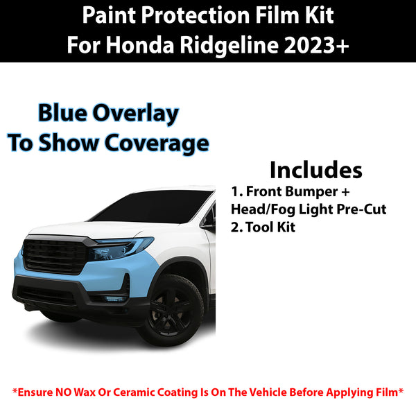 Fits Honda Ridgeline 2023+ Precut Premium Paint Protection Film Clear Bra PPF Decal Film Kit Cover