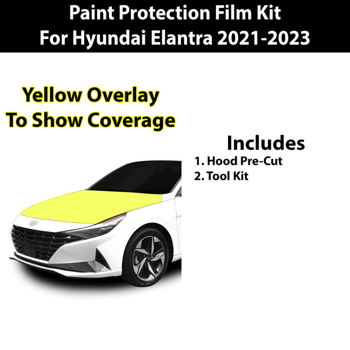 Precut Premium Paint Protection Film Clear Bra PPF Decal Film Kit Cover Fits Hyundai Elantra 2021 - 2023 - Bogar Tech Designs