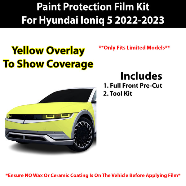 Fits Hyundai Ioniq 5 2022-2023 Precut Premium Paint Protection Film Clear Bra PPF Decal Film Kit Cover