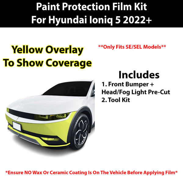 Fits Hyundai Ioniq 5 2022+ Precut Premium Paint Protection Film Clear Bra PPF Decal Film Kit Cover