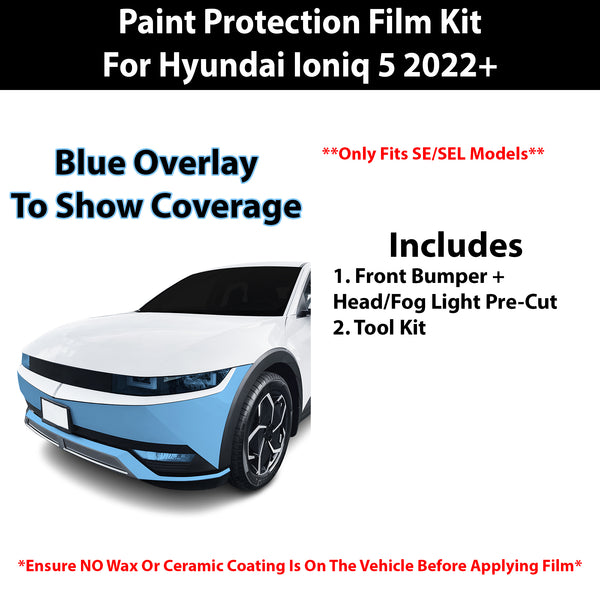 Fits Hyundai Ioniq 5 2022+ Precut Premium Paint Protection Film Clear Bra PPF Decal Film Kit Cover