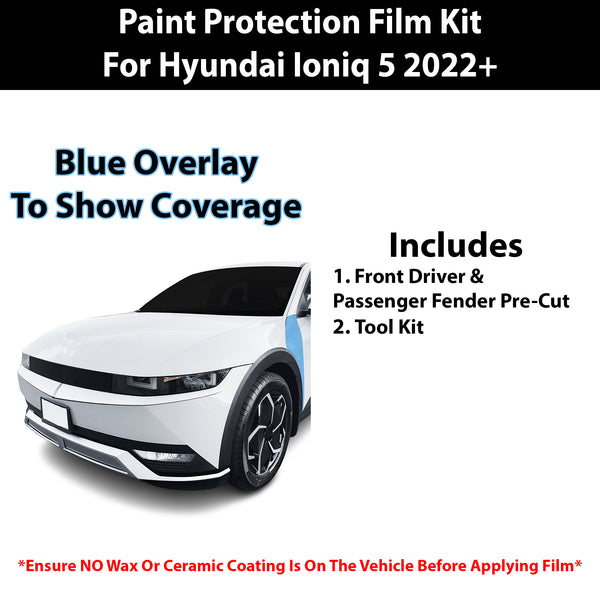 Fits Hyundai Ioniq 5 2022-2023 Precut Premium Paint Protection Film Clear Bra PPF Decal Film Kit Cover