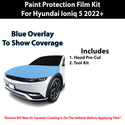 Fits Hyundai Ioniq 5 2022-2023 Precut Premium Paint Protection Film Clear Bra PPF Decal Film Kit Cover