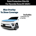 Fits Hyundai Kona EV 2024+ Precut Premium Paint Protection Film Clear Bra PPF Decal Film Kit Coverage