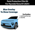 Fits Hyundai Kona EV 2024+ Precut Premium Paint Protection Film Clear Bra PPF Decal Film Kit Coverage