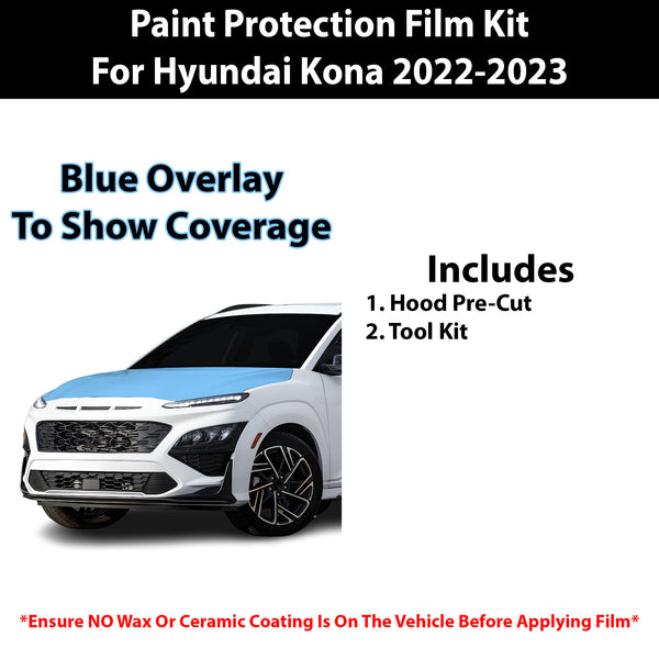 Fits Hyundai Kona N Line 2022-2023 Precut Premium Paint Protection Film Clear Bra PPF Decal Film Kit Cover